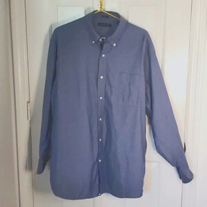 Tommy Hilfiger Mens Regular Fit Button Down Dress/Casual Shirt 17 1/2 34/35